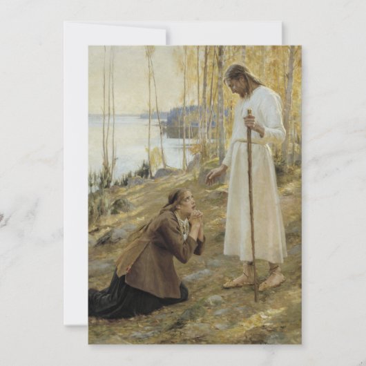 Invitation Albert Edelfeue - Christ et Mary Magdalene (Devant)