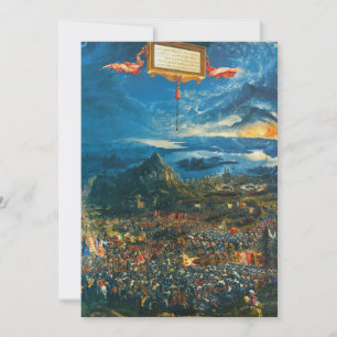 Invitation Albrecht Altdorfer - La bataille d'Alexandre à Is