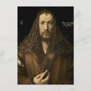 Invitation Albrecht Durer - autoportrait