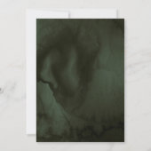 Invitation Alchimie de l'apothèque vert gothique (Dos)