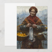 Invitation Aleksander Gierymski - Bijoux avec oranges (Devant / Derrière)