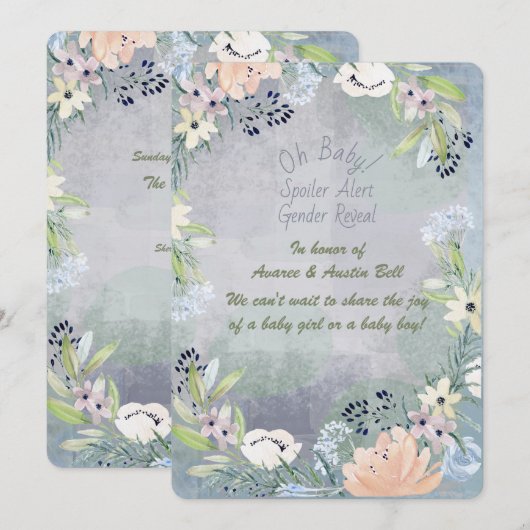 Invitation Alerte de spoiler Genre Reveillez l'invitation de (Devant / Derrière)