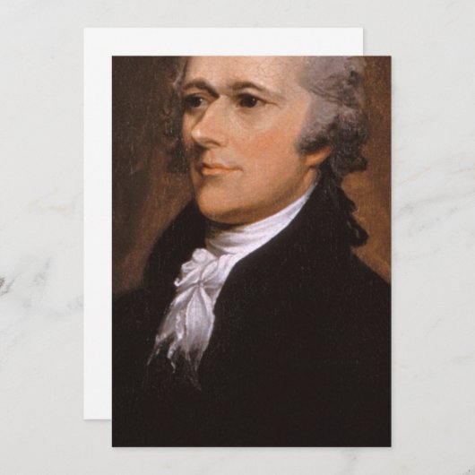 Invitation Alexander Hamilton (Devant / Derrière)