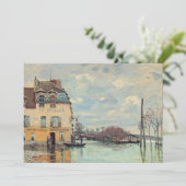 Invitation Alfred Sisley - Inondation à Port-Marly 1872 (Debout devant)