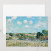 Invitation Alfred Sisley - La Prairie (Devant / Derrière)