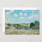 Invitation Alfred Sisley - Le pré (Devant / Derrière)