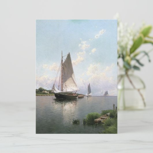 Invitation Alfred Thompson Bricher - Blue Point, Long Island (Debout devant)