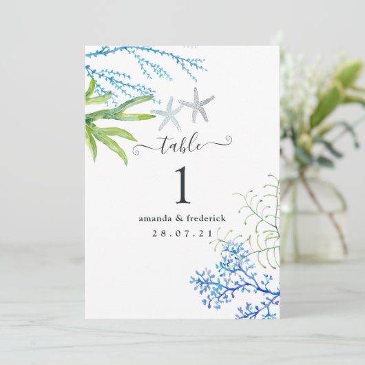 Invitation Algues marines (Debout devant)