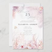 Invitation Algues sous-marines | Anniversaire des coquillages (Devant)