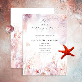 Invitation Algues sous-marines | Anniversaire des coquillages