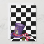 Invitation Alice au Pays des Merveilles (Dos)