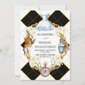 Invitation Alice au pays des merveilles (Devant)