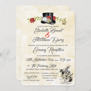 Invitation Alice au pays des merveilles