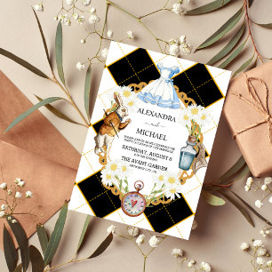 Invitation Alice au pays des merveilles