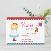 Invitation ALICE au pays des merveilles (Debout devant)