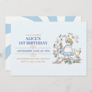 Invitation Alice Au Pays Des Merveilles