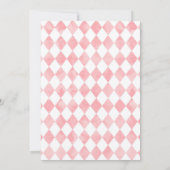 Invitation Alice au pays des merveilles Anniversaire (Dos)