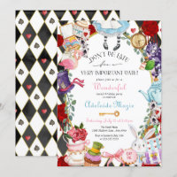Alice au pays des merveilles Anniversaire des enfa