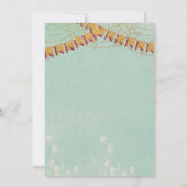 Invitation Alice au pays des merveilles Baby shower Invitatio (Dos)