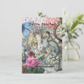 Invitation Alice au pays des merveilles Dodo Classic (Debout devant)