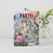 Invitation Alice au pays des merveilles Dodo Classic (Debout devant)
