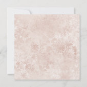 Invitation Alice au pays des merveilles Élégant Carré de mari (Dos)