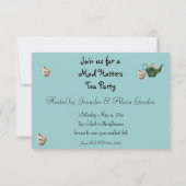 Invitation Alice au pays des merveilles, Haine folle, Tea Par (Dos)