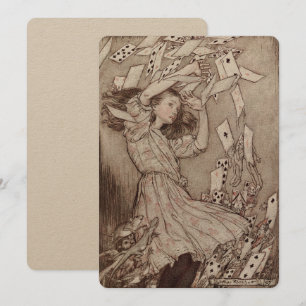Invitation Alice Au Pays Des Merveilles Lewis Carroll Rackham