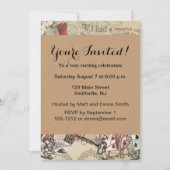 Invitation Alice au pays des merveilles Rideau Art classique (Devant)