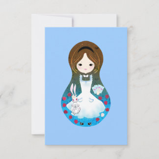 Invitation Alice aux pays des merveilles