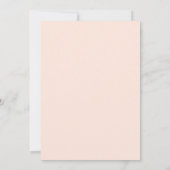 Invitation ALICE Blush Spring Fleur Tea Party Anniversaire (Dos)