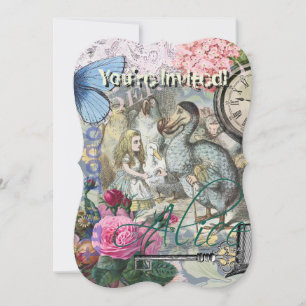 Invitation Alice Classique Merveilleux Dodo Art Tenniel