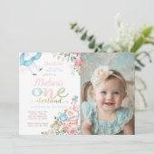 Invitation Alice dans ONEderland 1er anniversaire (Debout devant)