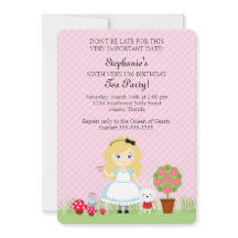 Alice et sa partie de thé