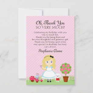 Invitation Alice et sa soirée à thé