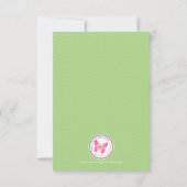 Invitation Alice et sa soirée de thé (Dos)