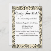 Invitation Alice Lapin Blanc Classique Wonderland  (Devant)