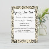 Invitation Alice Lapin Blanc Classique Wonderland  (Debout devant)