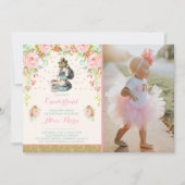 Invitation Alice vintage dans l'invitation d'anniversaire (Devant)