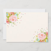 Invitation Alice vintage dans l'invitation d'anniversaire (Dos)