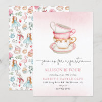 Alice Wonderland Par-Tea Girl Tea Anniversaire