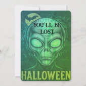 Invitation Alien désire Halloween (Dos)