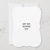 Invitation Alien gris, la vérité est là (Dos)