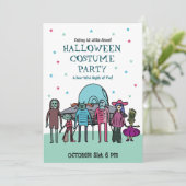 Invitation Alien Halloween Costume Party | Amusement Espace E (Debout devant)