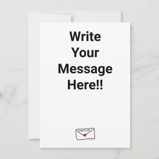 Invitation Alien Hello Down There Card (Dos)