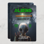 Invitation Alien Paranormal Activité (Devant / Derrière)