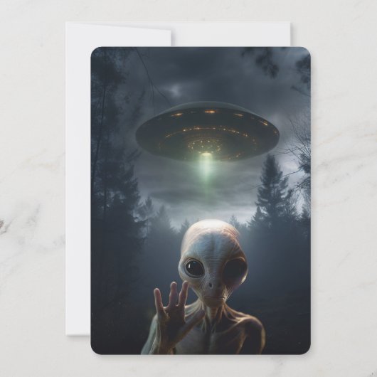 Invitation Alien Paranormal Activité (Dos)