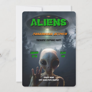 Invitation Alien Paranormal Activité