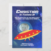 Invitation Alien vaisseau spatial Astronaut Espace extra-atmo (Devant)