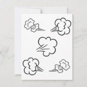 Invitation Aliens qui pètent dans l'espace (Dos)